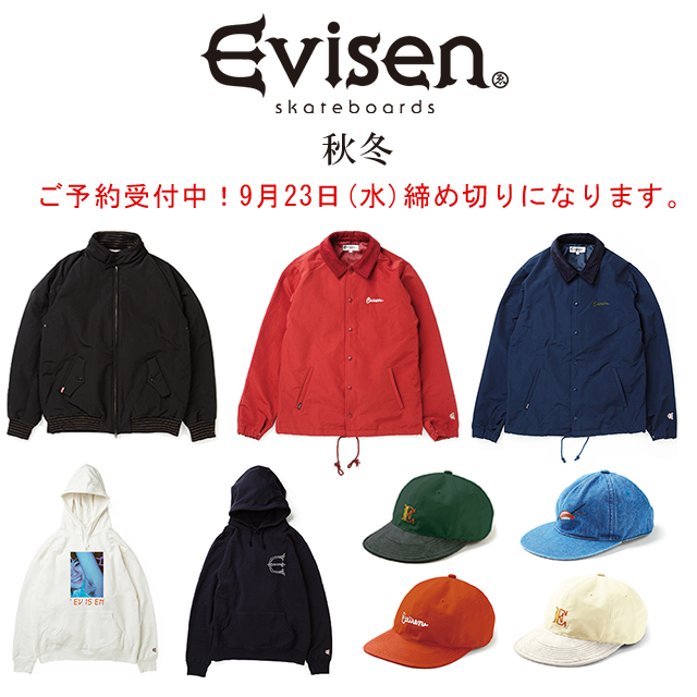 EVISEN 2015FW 予約受付開始！11月下旬頃発売予定！ | スケボー通販 