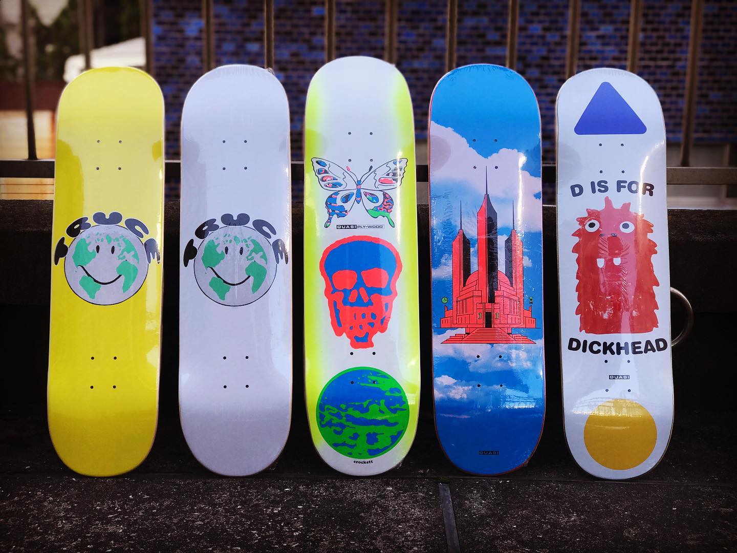 ・New @quasiskateboards decks.