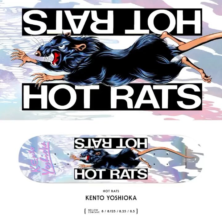 2022.4.16 発売New @evisenskateco Boards.@japanese_super_rat のHOT RATSも出ます🐀#evisenskateboards #evisen