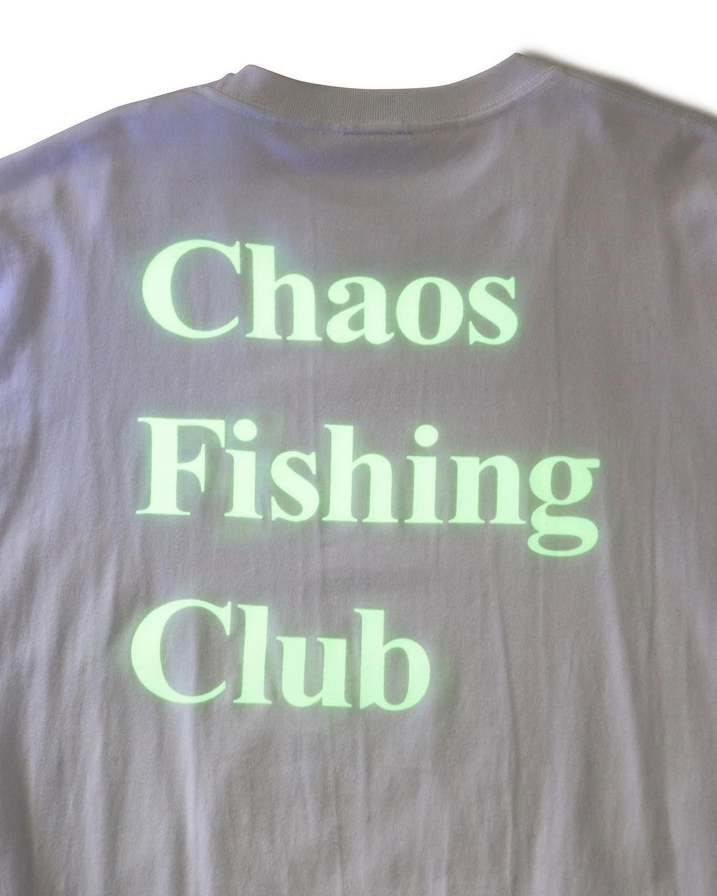 @chaos_fishing_club Chaos Fishing Club / New Collection釣りとスケートボードをこよなく愛する東京発の謎の集団。感度の高いスケーターをサポートしている純国産のアパレルブランド。定番のLOGOをプリントしたロンTは蓄光プリントで暗闇で光ります#chaosfishingclub #insantskateshop#instantskateboards