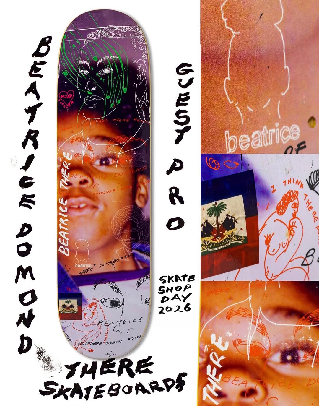 SKATE SHOP DAY 2026THERE SKATEBOARDS / BEATRICE DOMOND GUEST PROSKATE SHOP DAYを祝して、 @thereskateboards から @beatricedomond のゲストプロモデルがリリース！Web Store : 2/21 AM0:00~@thereskateboards @dlxsf@skateshopday#SkateShopDay#instantskateboards#instantskateshop