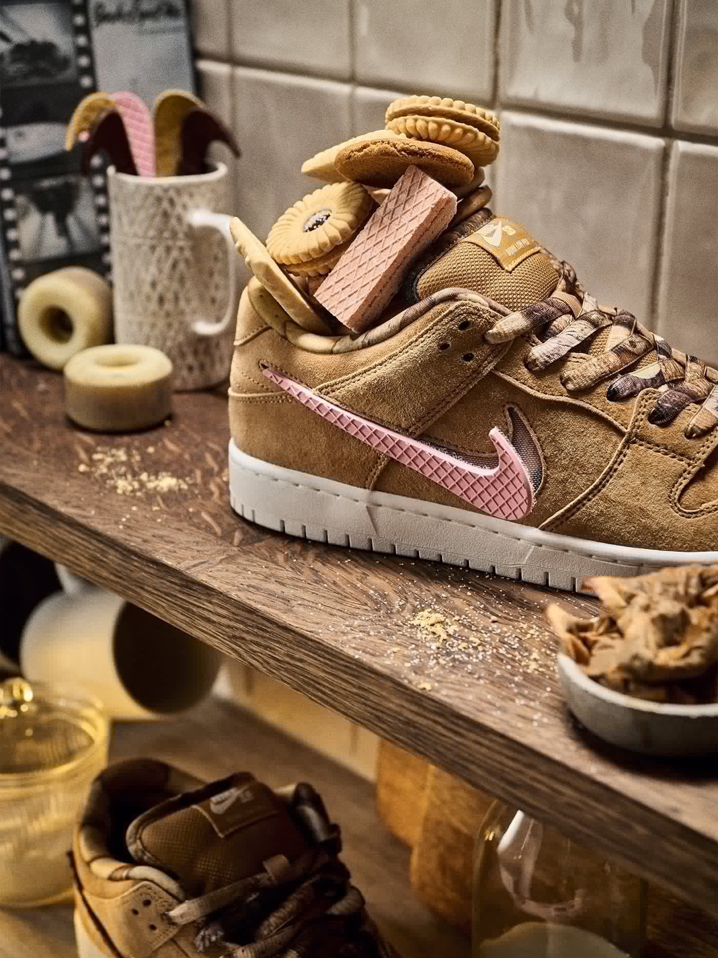 3月29日(日)発売NOTE Manchester × Nike SB Dunk Low Pro "Brew & Biscuits"1999年の創業以来、マンチェスターのスケートシーンを支え続けてきたスケートショップ NOTE。待望のSB Dunkがまもなく登場。テーマは、イギリスの日常に根づく「紅茶とビスケット」の時間。25年以上にわたり地元に愛されてきたショップらしく、マンチェスターの空気感とイギリス文化を随所に散りばめた、ストーリーのあるDunkに仕上がっています。販売方法の詳細はプロフィールリンク先のブログをご確認ください。※販売足数・入荷サイズ・発売前のご予約など、販売に関する個別のお問い合わせはご遠慮ください。※no overseas shipment.@nikesb@noteshop@nikesbdojo#nikesb#notemanchester#instantskateshop#instantskateboards