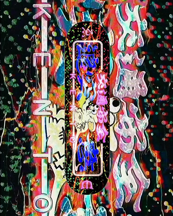 Super Recommend@evisenskateco New @japanese_super_rat 's new board "WARNING MOUSE"#instntskateshop #instantskateboards